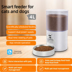 4L Smart Automatic Pet Feeder with 3MP F2.6 Camera – Front View