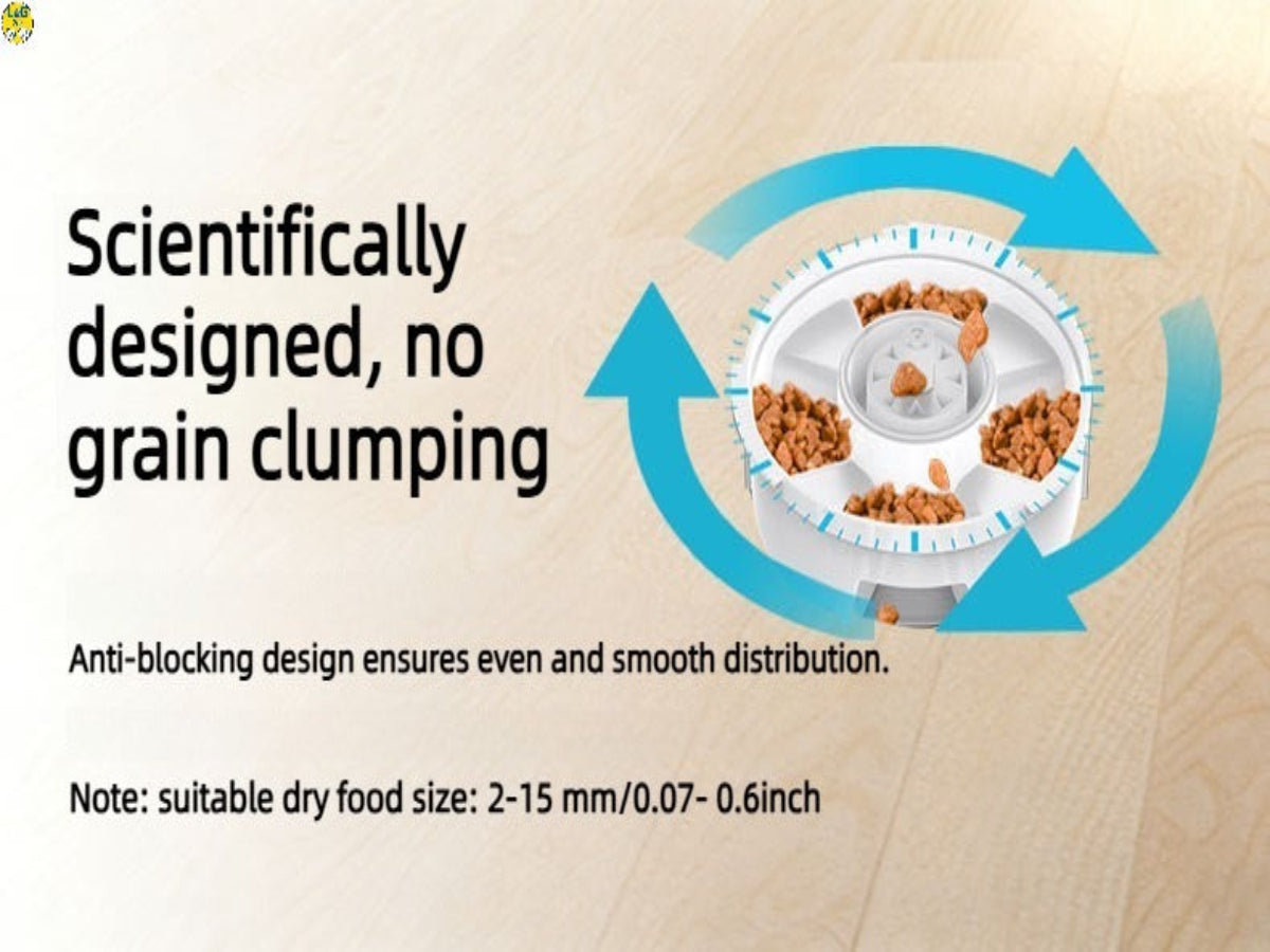 6L Smart Pet Feeder with 3.0MP HD Camera & Two-Way Audio – APP Control, 10-User Sharing, Perfect for Cats & Dogs