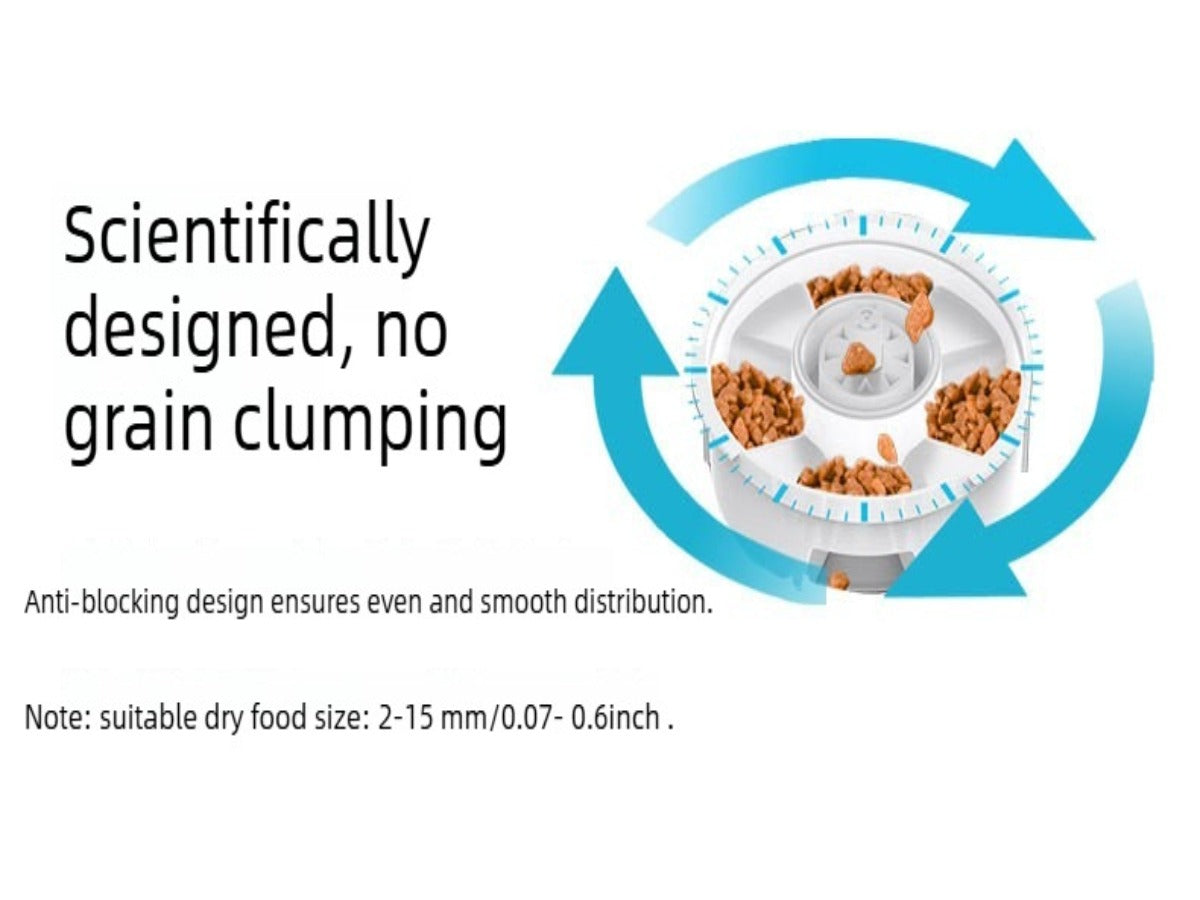 4L Smart Pet Feeder with 3.0MP HD Camera & Two-Way Audio – APP Control, Night Vision, Dual-Band WiFi, Perfect for Cats & Dogs