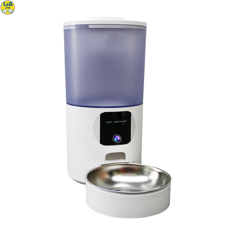 6L Smart Pet Feeder with 3.0MP HD Camera & Two-Way Audio – APP Control, 10-User Sharing, Perfect for Cats & Dogs