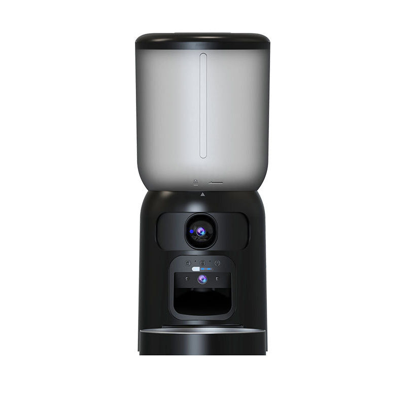 6L Automatic Pet Feeder with HD Camera & Two-Way Audio – APP Controlled, Laser Toy, Perfect for Cats & Small Dogs
