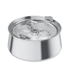 4L Copper Pipe Stainless Steel Pet Fountain – ≤20dB Ultra-Quiet, Multi-Stage Filtration