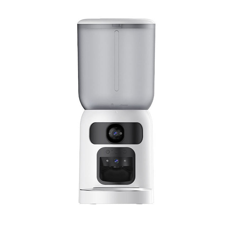 6L Automatic Pet Feeder with HD Camera & Two-Way Audio – APP Controlled, Laser Toy, Perfect for Cats & Small Dogs