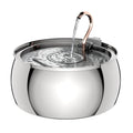 Close-up of Smooth Laminar Water Flow from Copper Pipe Outlet on 4L Pet Fountain