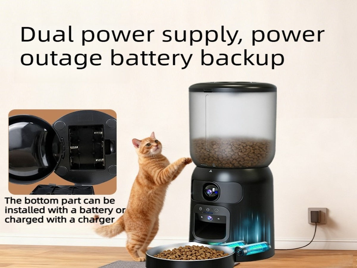 Installation of 3 x D Batteries as Backup Power in Smart Pet Feeder
